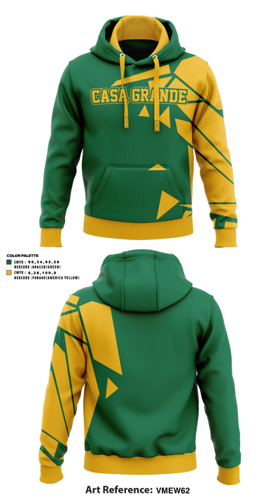 Casa Grande Middle School 65197556 Hoodie - 1