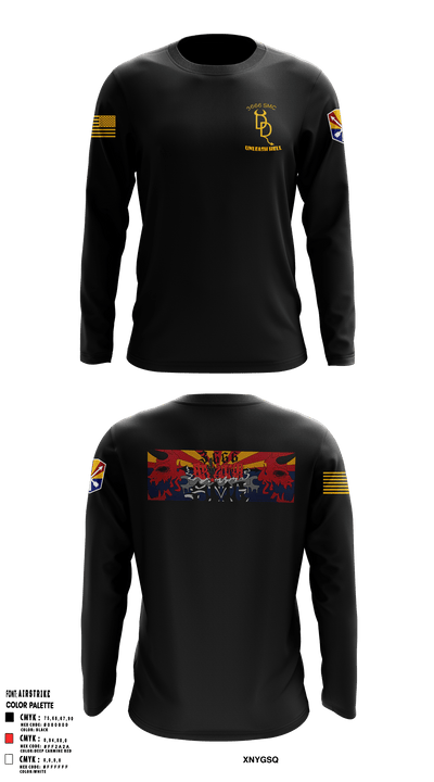 3666th SMC 60008447 Long Sleeve Performance Shirt - 34