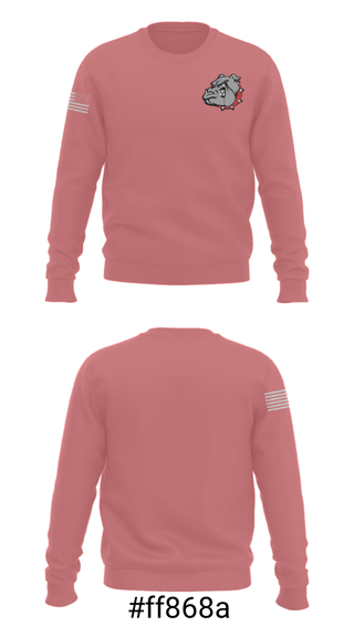 Crew Neck Sweatshirt, Strathmore Bulldogs, Men's Volleyball, Teamtime, Team time, sublimation, custom sports apparel, team uniforms, spirit wear, spiritwear, sports uniforms, custom shirts, team store, custom team store, fundraiser sports, apparel fundraiser