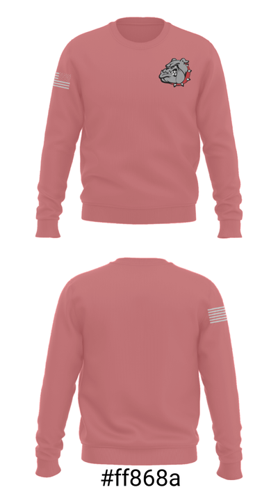 Strathmore Bulldogs 30556555 Crew Neck Sweatshirt - 16