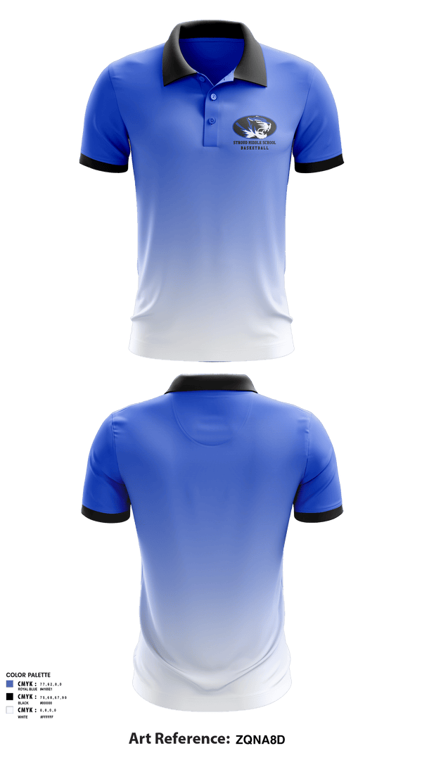Short Sleeve Performance Polo, Stroud Middle School, Women's Basketball, Teamtime, Team time, sublimation, custom sports apparel, team uniforms, spirit wear, spiritwear, sports uniforms, custom shirts, team store, custom team store, fundraiser sports, apparel fundraiser