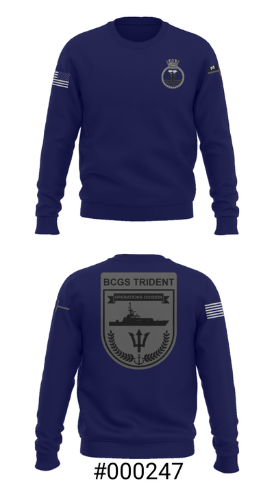 BCGS TRIDENT 3686693 Crew Neck Sweatshirt - 13