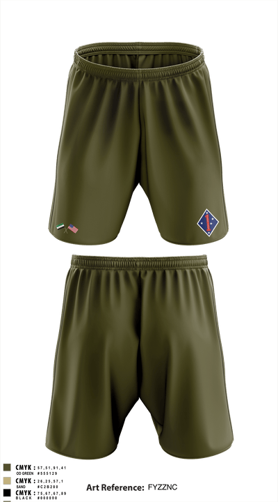 1 marine division fwd 62335436 Athletic Shorts With Pockets - 3