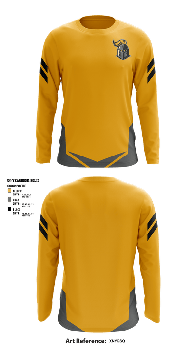 Central Gwinnett High School Wrestling 49909425 Long Sleeve Performance Shirt - 1