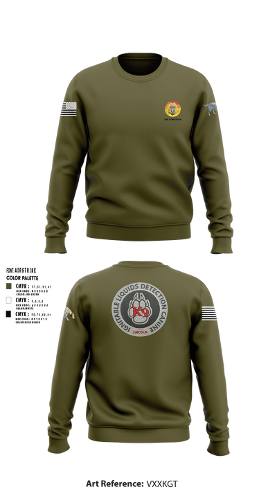 Stafford County Fire Marshal's Office 47147384 Crew Neck Sweatshirt - 2