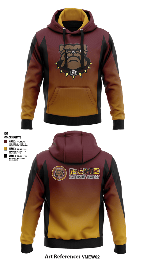 Hoodie, J S Clark Leadership Academy Cheer, Cheer, Teamtime, Team time, sublimation, custom sports apparel, team uniforms, spirit wear, spiritwear, sports uniforms, custom shirts, team store, custom team store, fundraiser sports, apparel fundraiser