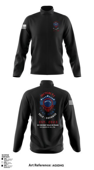 Fleece Jacket, Tactical 9.1 Krav Maga Self Defense, Wrestling, Teamtime, Team time, sublimation, custom sports apparel, team uniforms, spirit wear, spiritwear, sports uniforms, custom shirts, team store, custom team store, fundraiser sports, apparel fundraiser