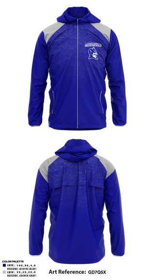 Windbreaker, Peotone Blue Devils, Wrestling, Teamtime, Team time, sublimation, custom sports apparel, team uniforms, spirit wear, spiritwear, sports uniforms, custom shirts, team store, custom team store, fundraiser sports, apparel fundraiser