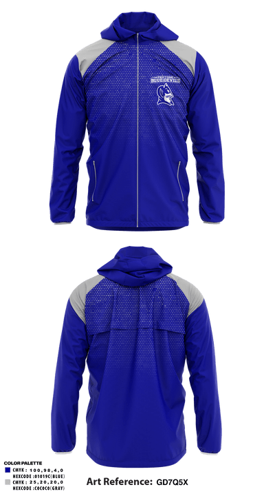 Peotone Blue Devils 70869919 Windbreaker - 1