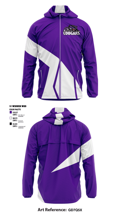 Wind River High School Football 32894452 Windbreaker - 1