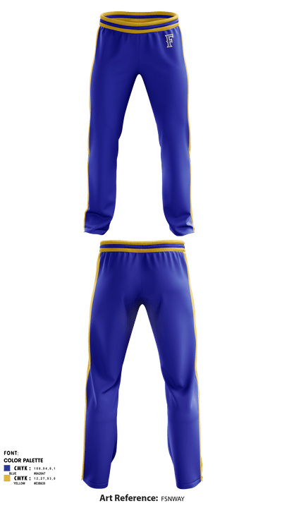 Falkville High School Volleyball 53762036 Sweatpants - 1