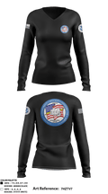 UGSOA 71557714 Women's Long Sleeve V-neck Shirt - 1