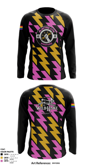 Long Sleeve Performance Shirt, Electric city shockerz, Rugby, Teamtime, Team time, sublimation, custom sports apparel, team uniforms, spirit wear, spiritwear, sports uniforms, custom shirts, team store, custom team store, fundraiser sports, apparel fundraiser