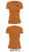 Coalfield High School Basketball 566020 Women's Short Sleeve V-neck Shirt - 21