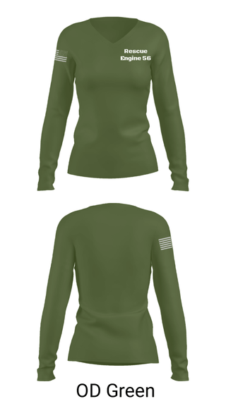 Women's Long Sleeve Vneck Shirt, , Fire Department, Teamtime, Team time, sublimation, custom sports apparel, team uniforms, spirit wear, spiritwear, sports uniforms, custom shirts, team store, custom team store, fundraiser sports, apparel fundraiser
