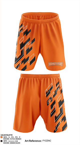 Athletic Shorts With Pockets, Dighton High School, Spirit Store, Teamtime, Team time, sublimation, custom sports apparel, team uniforms, spirit wear, spiritwear, sports uniforms, custom shirts, team store, custom team store, fundraiser sports, apparel fundraiser