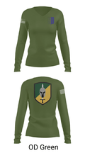 128th Military Police Company 3693379 Women's Long Sleeve V-neck Shirt - 40