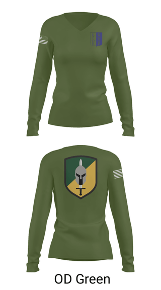 Women's Long Sleeve Vneck Shirt, , Army, Teamtime, Team time, sublimation, custom sports apparel, team uniforms, spirit wear, spiritwear, sports uniforms, custom shirts, team store, custom team store, fundraiser sports, apparel fundraiser