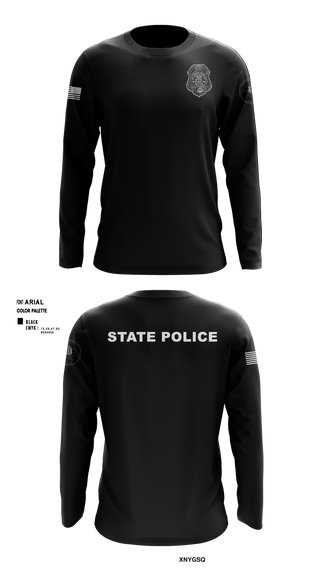 Long Sleeve Performance Shirt, , Police, Teamtime, Team time, sublimation, custom sports apparel, team uniforms, spirit wear, spiritwear, sports uniforms, custom shirts, team store, custom team store, fundraiser sports, apparel fundraiser