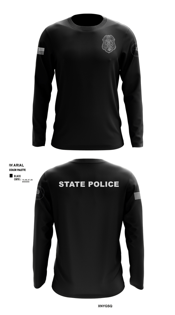 Long Sleeve Performance Shirt, , Police, Teamtime, Team time, sublimation, custom sports apparel, team uniforms, spirit wear, spiritwear, sports uniforms, custom shirts, team store, custom team store, fundraiser sports, apparel fundraiser