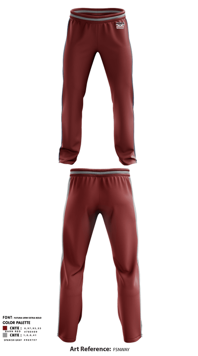 Healdsburg Senior High School Swimming 51370410 Sweatpants - 1