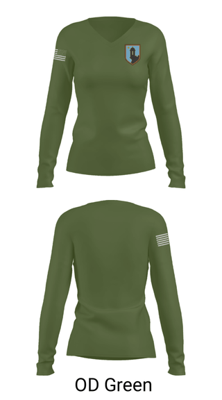 Women's Long Sleeve Vneck Shirt, , National Guard, Teamtime, Team time, sublimation, custom sports apparel, team uniforms, spirit wear, spiritwear, sports uniforms, custom shirts, team store, custom team store, fundraiser sports, apparel fundraiser