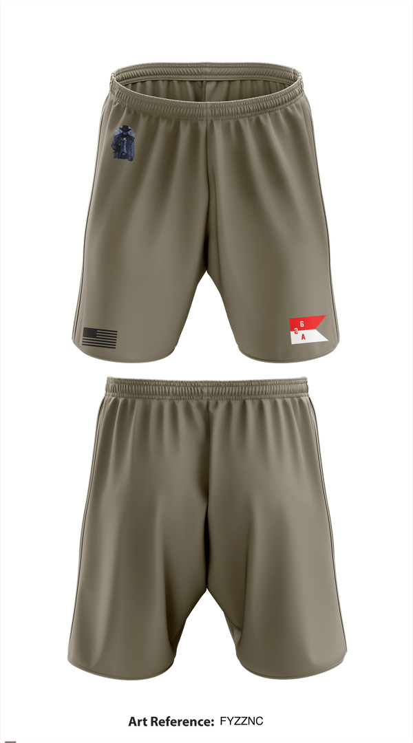 Athletic Shorts With Pockets, 2-6 Cav A Trp, Army, Teamtime, Team time, sublimation, custom sports apparel, team uniforms, spirit wear, spiritwear, sports uniforms, custom shirts, team store, custom team store, fundraiser sports, apparel fundraiser