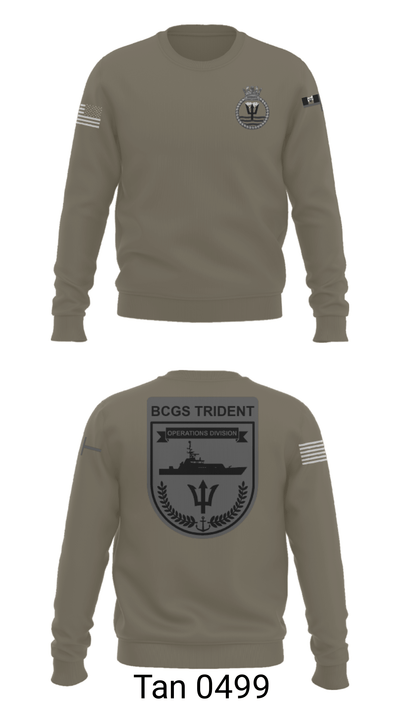BCGS TRIDENT 3686693 Crew Neck Sweatshirt - 17