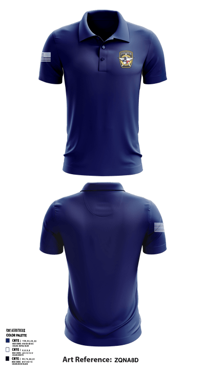 Jacksboro Police Department 19640406 Short Sleeve Performance Polo - 12