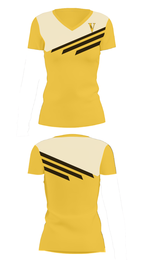 Women's Short Sleeve Vneck Shirt, St John Vianney High School, Spirit Store, Teamtime, Team time, sublimation, custom sports apparel, team uniforms, spirit wear, spiritwear, sports uniforms, custom shirts, team store, custom team store, fundraiser sports, apparel fundraiser