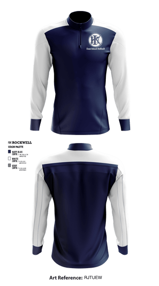 Quarter Zip Jacket, Kent Island Youth Softball, Spirit Store, Teamtime, Team time, sublimation, custom sports apparel, team uniforms, spirit wear, spiritwear, sports uniforms, custom shirts, team store, custom team store, fundraiser sports, apparel fundraiser