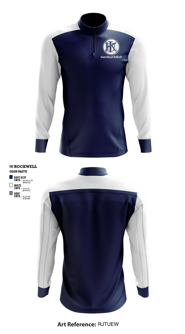 Quarter Zip Jacket, Kent Island Youth Softball, Spirit Store, Teamtime, Team time, sublimation, custom sports apparel, team uniforms, spirit wear, spiritwear, sports uniforms, custom shirts, team store, custom team store, fundraiser sports, apparel fundraiser