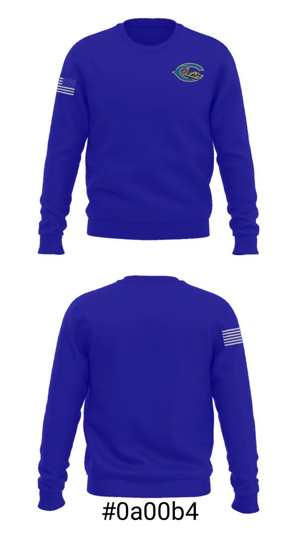 Crew Neck Sweatshirt, Cumberland High School, Spirit Store, Teamtime, Team time, sublimation, custom sports apparel, team uniforms, spirit wear, spiritwear, sports uniforms, custom shirts, team store, custom team store, fundraiser sports, apparel fundraiser