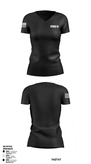 Women's Short Sleeve Vneck Shirt, , National Guard, Teamtime, Team time, sublimation, custom sports apparel, team uniforms, spirit wear, spiritwear, sports uniforms, custom shirts, team store, custom team store, fundraiser sports, apparel fundraiser