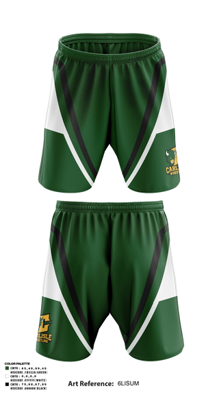 Fight Shorts, Carlisle High School Wrestling, Wrestling, Teamtime, Team time, sublimation, custom sports apparel, team uniforms, spirit wear, spiritwear, sports uniforms, custom shirts, team store, custom team store, fundraiser sports, apparel fundraiser