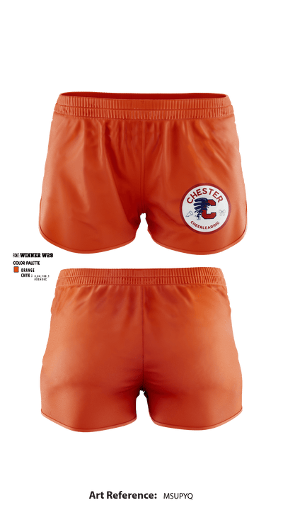Chester High School Cheer 46279495 Women's Shorts - 1