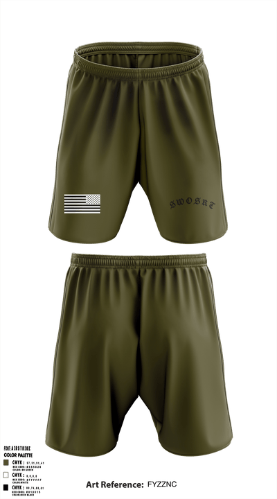 Southwest Oakland Special Response Team 47752248 Athletic Shorts With Pockets - 1