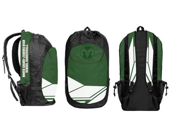 Gear Bag, North Adams-Jerome High School Basketball, Women's Basketball, Teamtime, Team time, sublimation, custom sports apparel, team uniforms, spirit wear, spiritwear, sports uniforms, custom shirts, team store, custom team store, fundraiser sports, apparel fundraiser