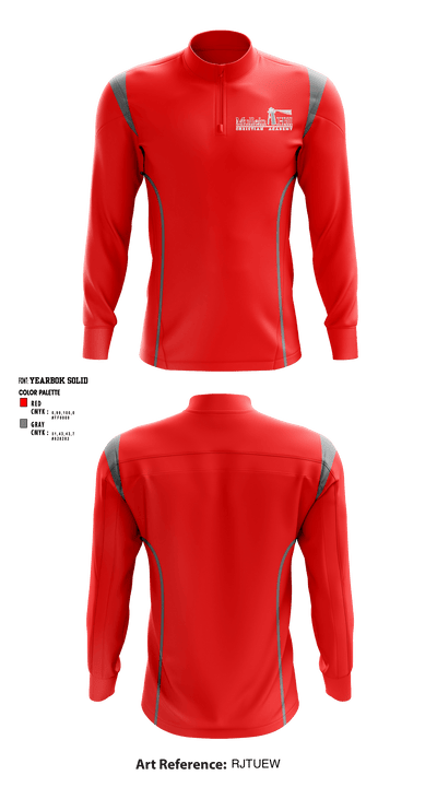 Mullein Hill Christian Academy 51007760 Quarter Zip Jacket - 1