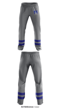 iMater Knights 12068030 Sweatpants (Windbreaker Material with Zipper Bottom) - 2