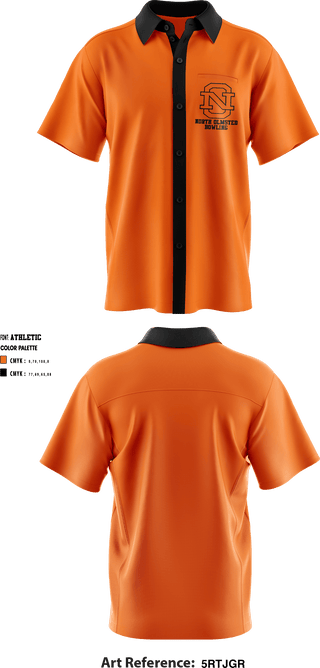 Short Sleeve Bowling Jersey, North Olmsted High School Bowling, Bowling, Teamtime, Team time, sublimation, custom sports apparel, team uniforms, spirit wear, spiritwear, sports uniforms, custom shirts, team store, custom team store, fundraiser sports, apparel fundraiser