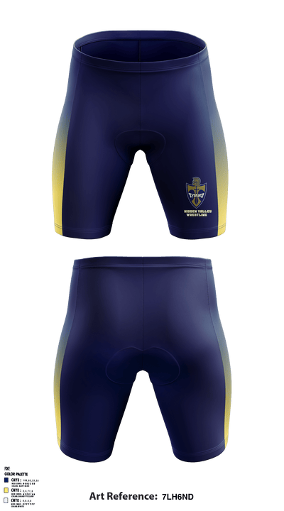 Hidden Valley Wrestling 47170085 Men's Compression Shorts - 1
