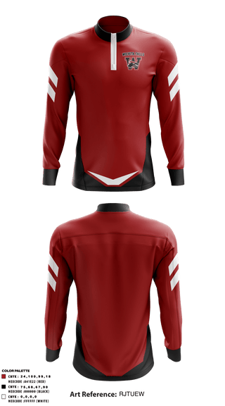 Quarter Zip Jacket, Wichita Falls High School Golf, Golf, Teamtime, Team time, sublimation, custom sports apparel, team uniforms, spirit wear, spiritwear, sports uniforms, custom shirts, team store, custom team store, fundraiser sports, apparel fundraiser