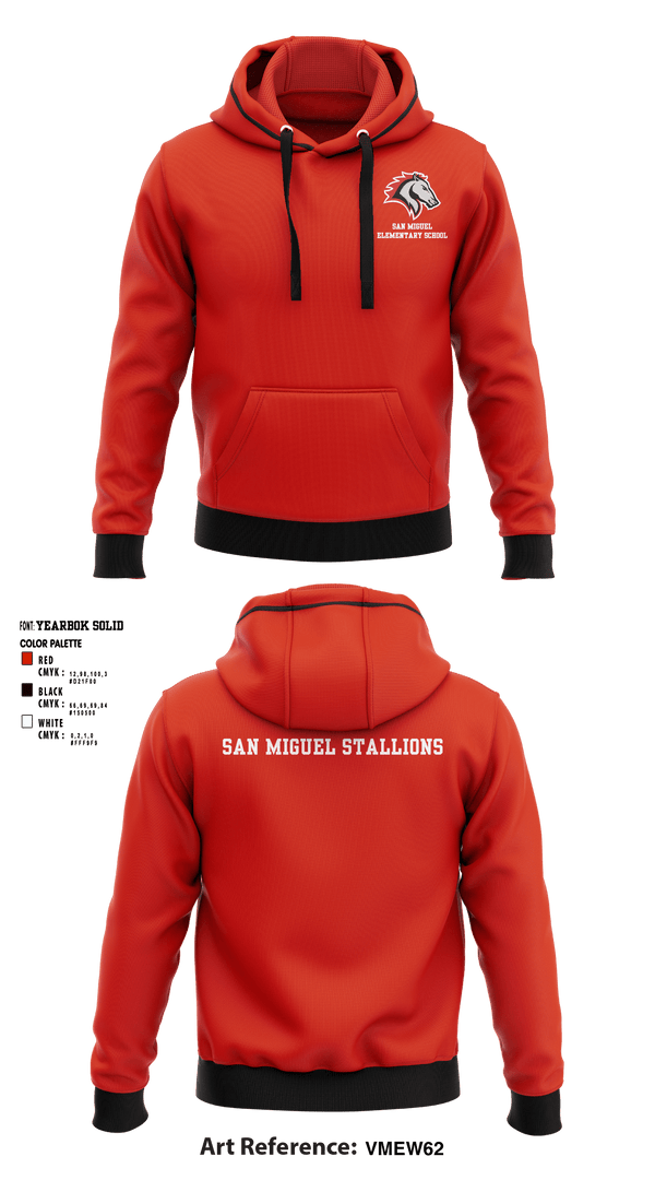 Hoodie, San Miguel Elementary School, , Teamtime, Team time, sublimation, custom sports apparel, team uniforms, spirit wear, spiritwear, sports uniforms, custom shirts, team store, custom team store, fundraiser sports, apparel fundraiser
