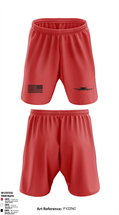 127th AMXS 7783995 Athletic Shorts With Pockets - 2