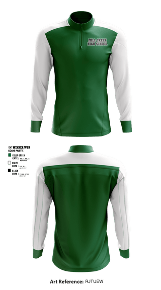 Quarter Zip Jacket, Mill Creek High School, Spirit Store, Teamtime, Team time, sublimation, custom sports apparel, team uniforms, spirit wear, spiritwear, sports uniforms, custom shirts, team store, custom team store, fundraiser sports, apparel fundraiser