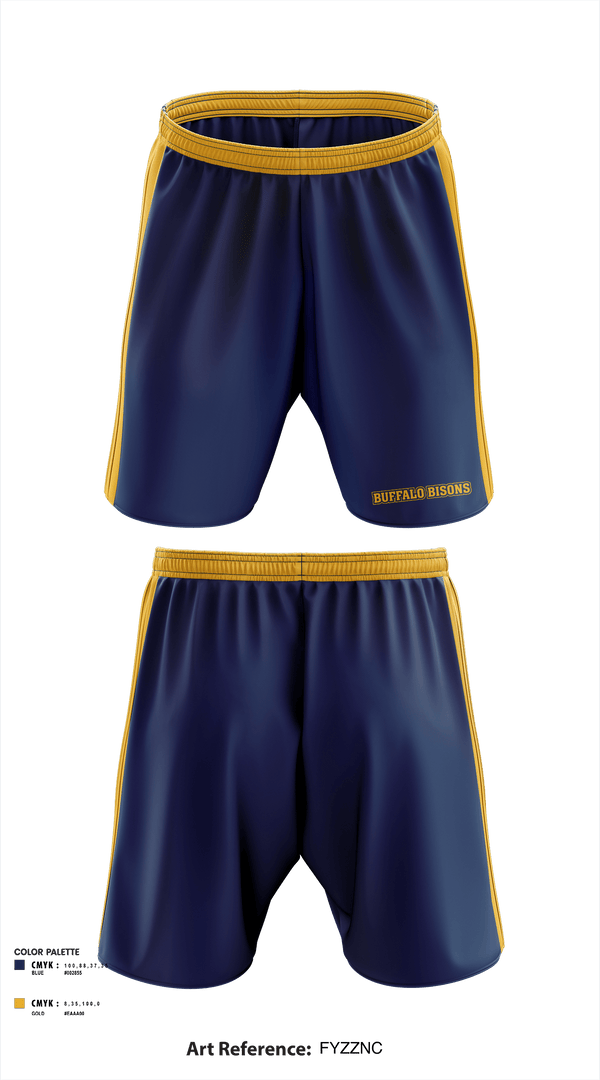 Athletic Shorts With Pockets, Buffalo Bisons, Football, Teamtime, Team time, sublimation, custom sports apparel, team uniforms, spirit wear, spiritwear, sports uniforms, custom shirts, team store, custom team store, fundraiser sports, apparel fundraiser