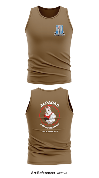 Tank Top, Alpha Company 205th MI BN, Army, Teamtime, Team time, sublimation, custom sports apparel, team uniforms, spirit wear, spiritwear, sports uniforms, custom shirts, team store, custom team store, fundraiser sports, apparel fundraiser