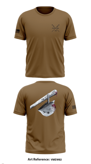 Old School Cotton Feel Shirt, 2nd PLT Baseterds, National Guard, Teamtime, Team time, sublimation, custom sports apparel, team uniforms, spirit wear, spiritwear, sports uniforms, custom shirts, team store, custom team store, fundraiser sports, apparel fundraiser