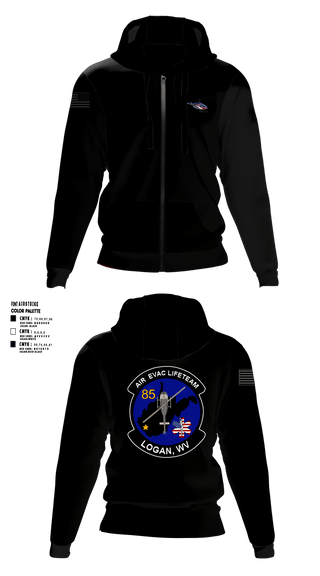 Zip Hoodie, Air Evac Lifeteam, , Teamtime, Team time, sublimation, custom sports apparel, team uniforms, spirit wear, spiritwear, sports uniforms, custom shirts, team store, custom team store, fundraiser sports, apparel fundraiser